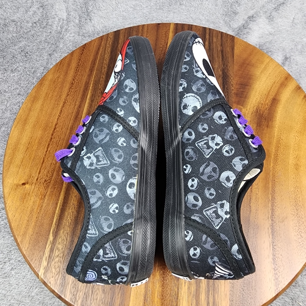 Bradford Exchange Nightmare Before Christmas Shoes Women's 7.5 Jack Sally Casual - Picture 5 of 12